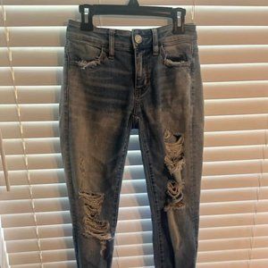 American Eagle Super Stretch Ripped Jeans